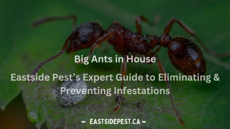 Big Ants in House: Eastside Pest’s Expert Guide to Eliminating & Preventing Infestations